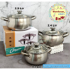 Panci Calypso Set 3PCS Stainless Steel