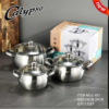 Panci Calypso Set 3PCS Stainless Steel