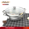 Panci Kukus Stainless Steel 2 Susun 28Cm