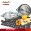 Panci Kukus Stainless Steel 2 Susun 28Cm