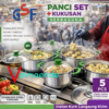 Set Panci Kukusan Stainless Steel GSF Q2 (5 Pcs)