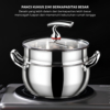 Panci Steamer 2in1 24cm Stainless Steel