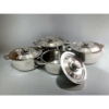Panci Stainless Motif Agogo (Set 4 Ukuran)