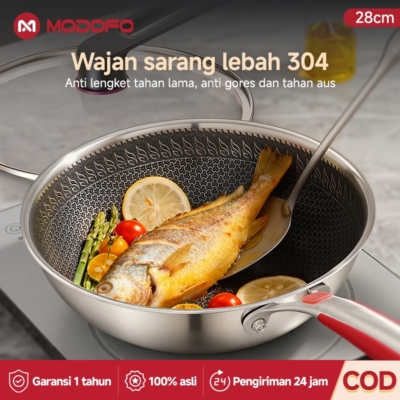 Panci Multifungsi Stainless Steel 304 28cm