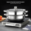 Panci Stainless Steel 28 cm dengan Tutup Kaca