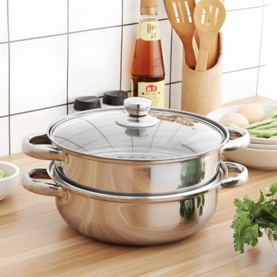 Panci Stainless Steel 28 cm dengan Tutup Kaca