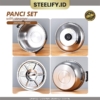 Panci Stainless Steel 5 in 1 + Tatakan Kukus