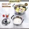 Panci Stainless Steel 5 in 1 + Tatakan Kukus