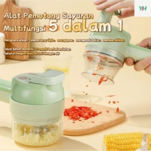 Alat Pemotong Sayuran Multifungsi 5-in-1 Hemat