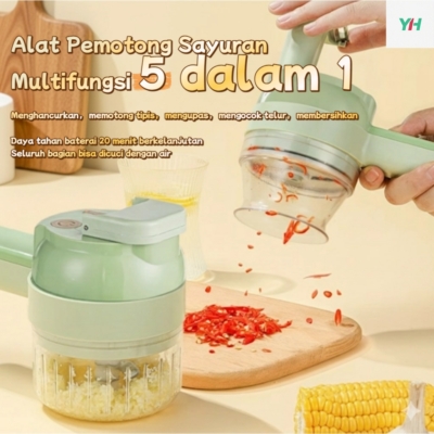 Alat Pemotong Sayuran Multifungsi 5-in-1 Hemat