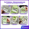 Parutan Manual 8IN1 Super Serbaguna – Stainless Steel
