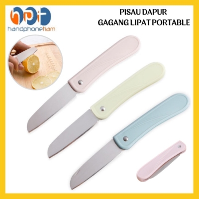 Pisau Lipat Mini Stainless – Praktis untuk Travelling