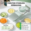 Parutan Stainless 6 Pisau dengan Wadah Transparan