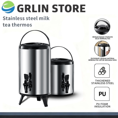 Termos Serbaguna Stainless Steel 6L-12L – Dispenser Minuman Praktis