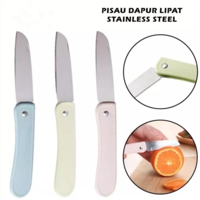 Pisau Mini Lipat Stainless untuk Travelling