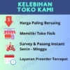 Tirai Gulung Custom – Preorder Cepat 2-3 Hari