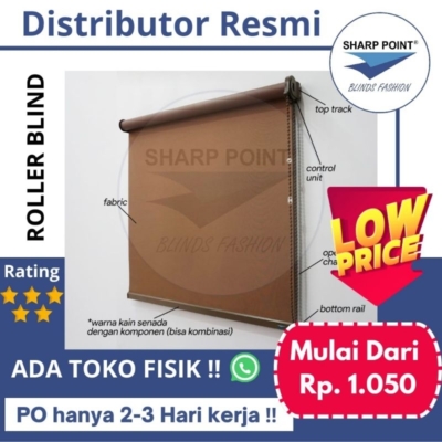 Tirai Gulung Custom – Preorder Cepat 2-3 Hari