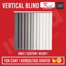 Vertical Blind Teduh Premium – Blok Cahaya Bergaya