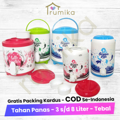Minuman Jar California & Venezia – Tempat Air Stylish