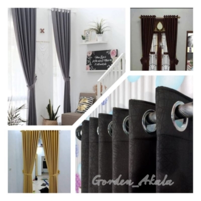 Gorden Elegan Premium – Gorden Tebal Polos Impor