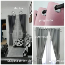 Gorden Blackout Minimalis dengan Bahan Import