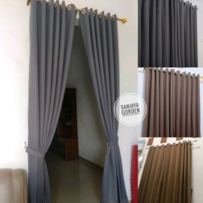 Tirai Gorden Blackout Minimalis