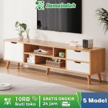 Lemari TV Minimalis Modern Simple Anti Bocor Trending