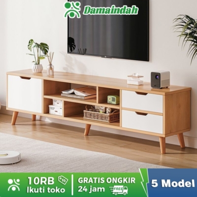 Lemari TV Minimalis Modern Simple Anti Bocor Trending