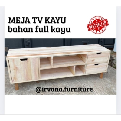 Meja TV Minimalis Motif Pintu 3 Rekomendasi