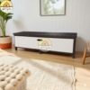 Lemari Buffet Rattan Sintetis dengan Laci