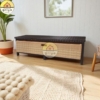Lemari Buffet Rattan Sintetis dengan Laci