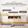 Meja TV Multifungsi Minimalis 2 Tingkat