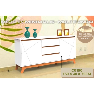 Meja TV Minimalis Multifungsi CR150
