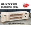 Meja TV Kayu Mahoni Stylish