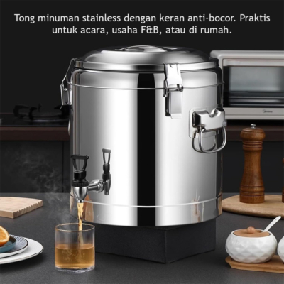 Dispenser Minuman Stainless Steel QIEK – Kapasitas Jumbo