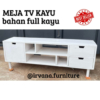 Meja TV Kayu Mahoni Stylish