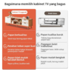 Meja Kerja Minimalis Modern Praktis
