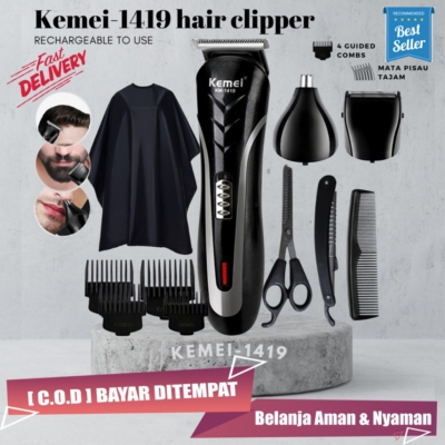 Kemei KM-1419: Gunting Rambut Multifungsi