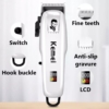 KEMEI Hair Clipper Original – Mesin Cukur Profesional Tanpa Kabel