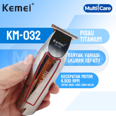 Alat Cukur Rambut Kemei KM-032 – Ultra Silent