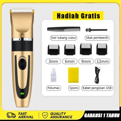 Alat Cukur Rambut Elektrik Cordless Professional
