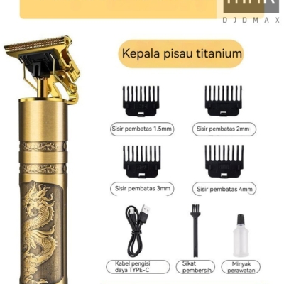 Trimmer Model Naga T9 – Sempurnakan Gaya Rambutmu