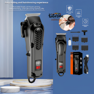 Trimmer Rambut Digital Tanpa Kabel VBT 802 Modern