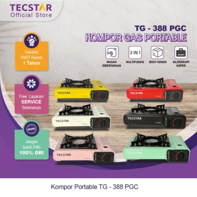 Kompor Portable Tecstar 2 in 1 – Praktis dan Stylish!
