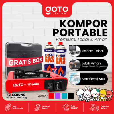 Kompor Gas Portable GOTO Bright Elegan