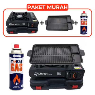 Kompor Gas Portable Double Safety