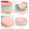 Set Piring Wheat Straw Cantik