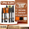 Tangga Teleskopik Aluminium 1.9-6.3m