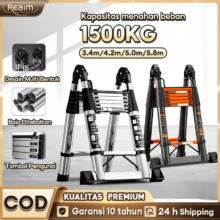 Tangga Teleskopik Aluminium Multifungsi