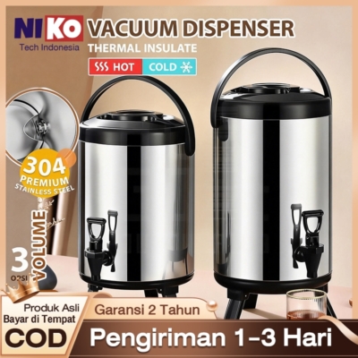 Termos Stainless Steel Milk Tea Kapasitas Besar
